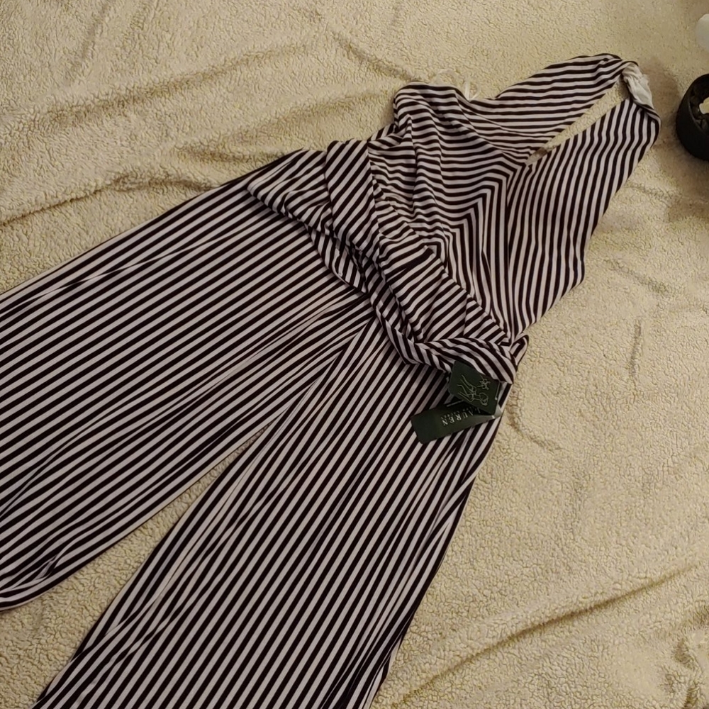 Ralph Lauren Blue & White Jumpsuit